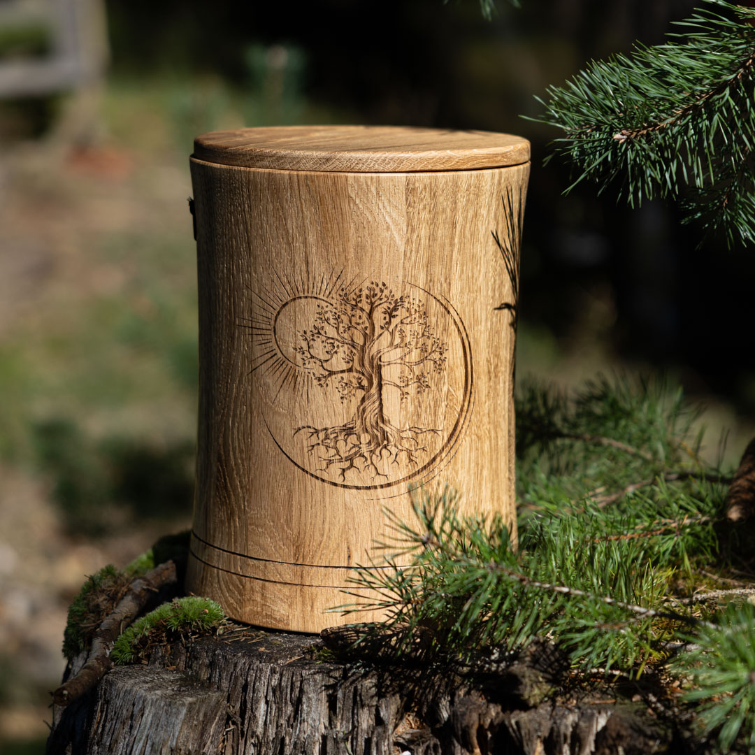 Urne Eiche Lebensbaum